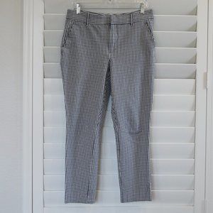 Gap Gingham Checked Skinny Pant